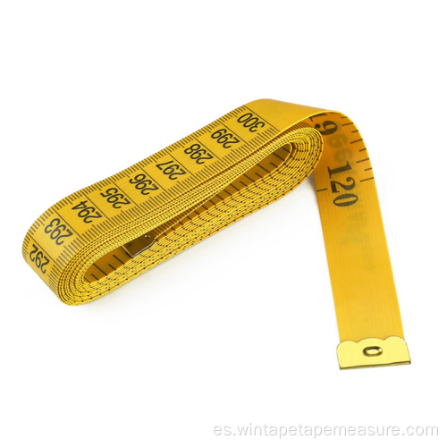 Cinta métrica amarilla de 3 m / 120 pulgadas para coser